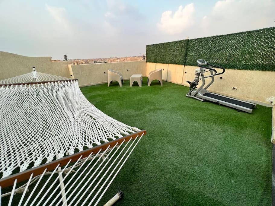 Modern Roof Greenery Terrace Apartment Cairo